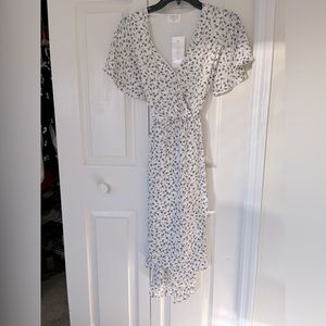 Flower Print Classy Dress